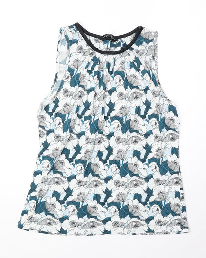 Womens UK Size 14 Dorothy Perkins Blue Basic Tank