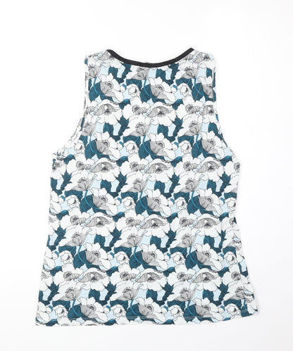 Womens UK Size 14 Dorothy Perkins Blue Basic Tank