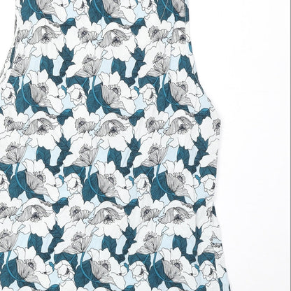 Womens UK Size 14 Dorothy Perkins Blue Basic Tank