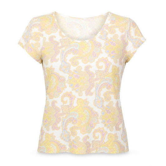 Womens UK Size 10 Lands' End White Basic T-Shirt
