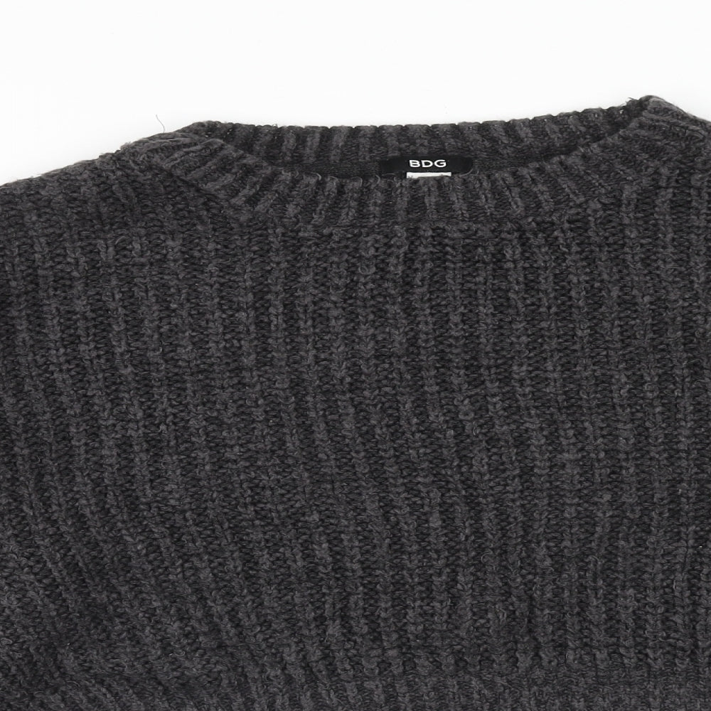 Womens UK Size M BDG Grey Pullover Jumper