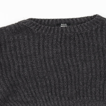 Womens UK Size M BDG Grey Pullover Jumper