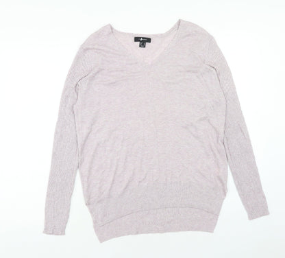 Womens UK Size 14 Marks and Spencer Purple Pullover Jumper