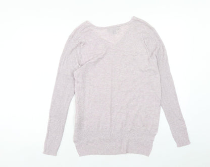 Womens UK Size 14 Marks and Spencer Purple Pullover Jumper