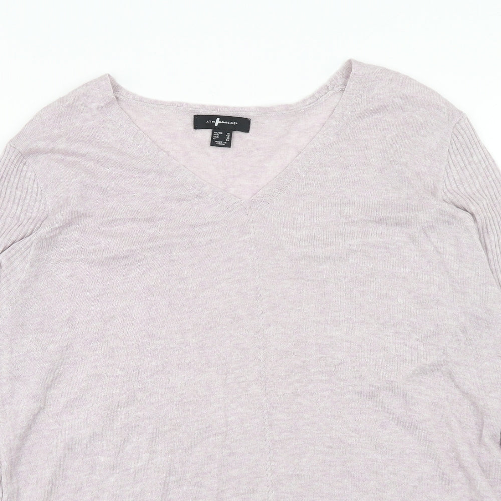 Womens UK Size 14 Marks and Spencer Purple Pullover Jumper