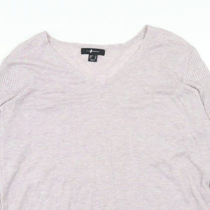 Womens UK Size 14 Marks and Spencer Purple Pullover Jumper