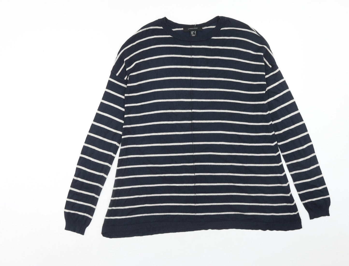 Womens UK Size 10 Atmosphere Blue Pullover Jumper
