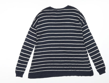 Womens UK Size 10 Atmosphere Blue Pullover Jumper