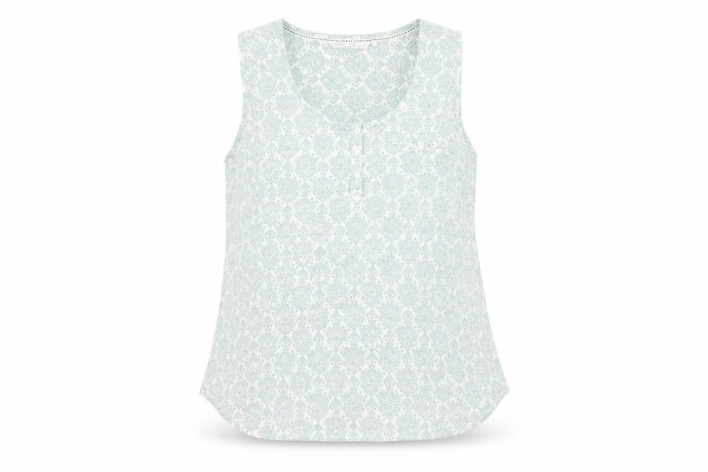 Womens UK Size 12 Preworn Green Basic Tank