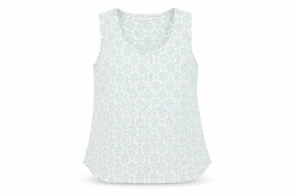 Womens UK Size 12 Preworn Green Basic Tank