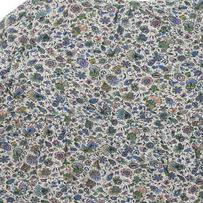 Womens UK Size 12 Warehouse Multicoloured Basic Blouse