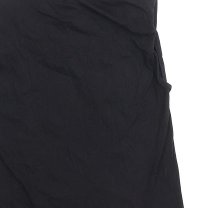 Womens UK Size XS H&M Black Cropped Tank