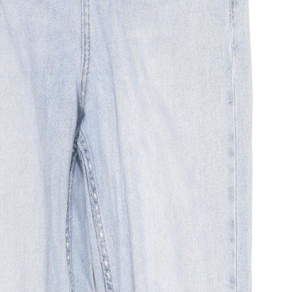Miss Selfridge Womens Blue Cotton Skinny Jeans Size 6 Regular Zip