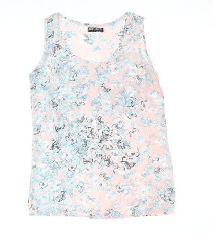 Womens UK Size 10 Select Pink Basic Tank
