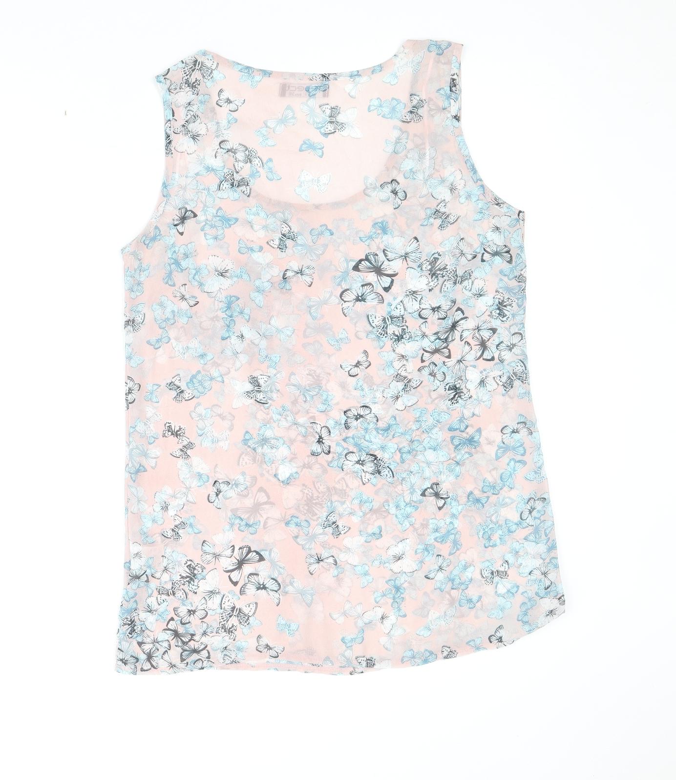 Womens UK Size 10 Select Pink Basic Tank