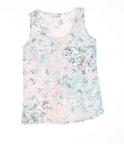 Womens UK Size 10 Select Pink Basic Tank