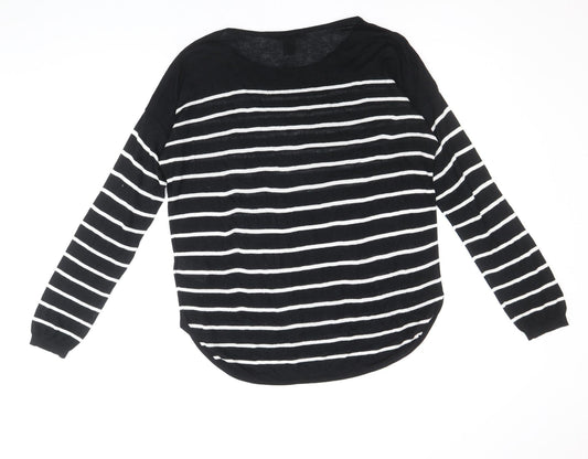 Womens UK Size XS H&M Black Pullover Jumper