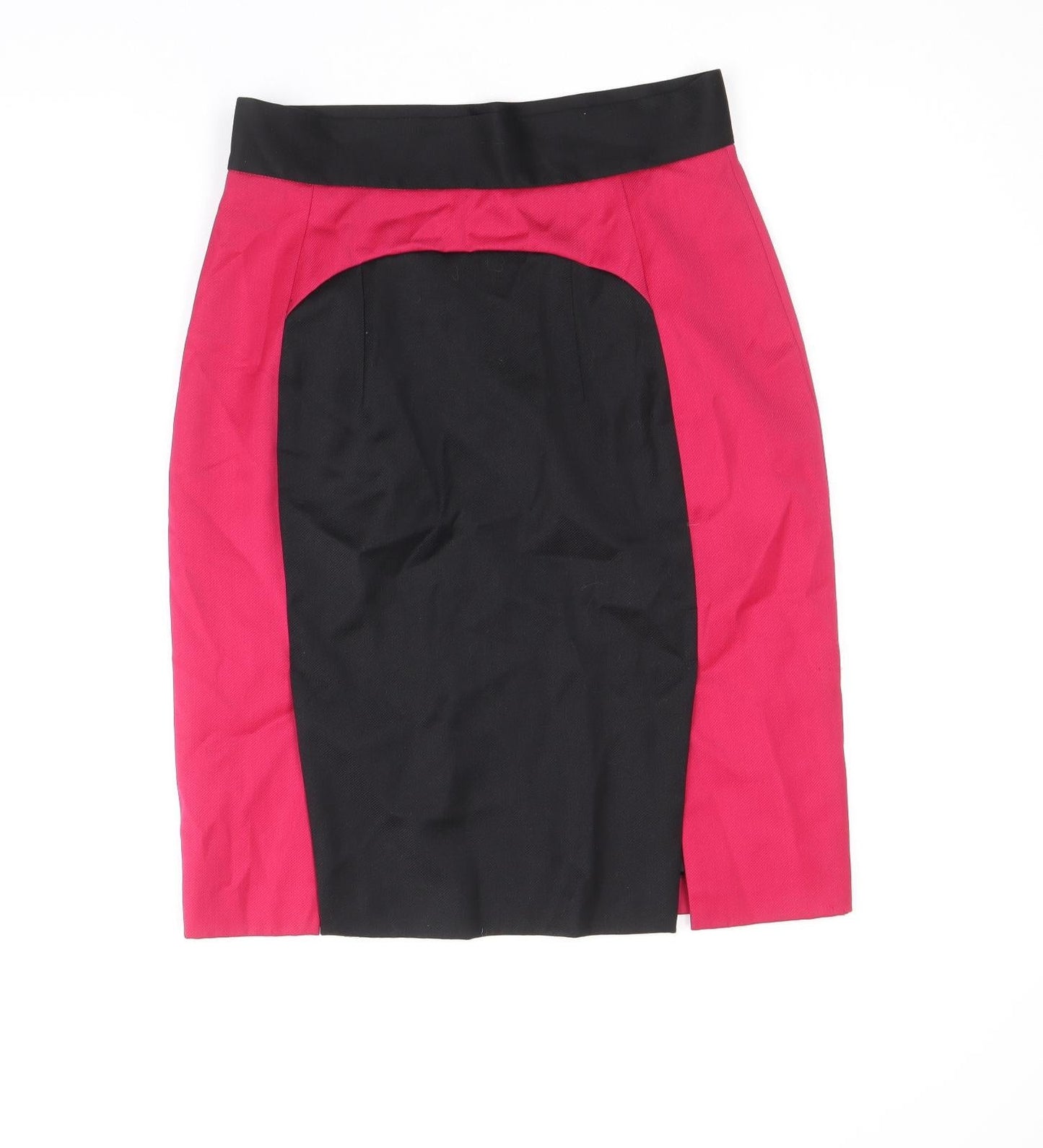 Sub-Couture Womens Multicoloured Polyester Straight & Pencil Skirt Size 12 Zip