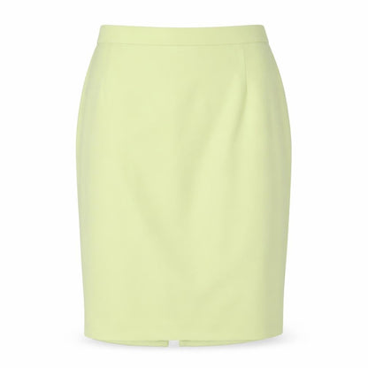 Hermann Lange Womens Green Polyester Straight & Pencil Skirt Size 14 Zip