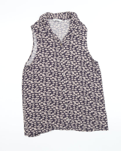 Womens UK Size 12 New Look Purple Basic Tank