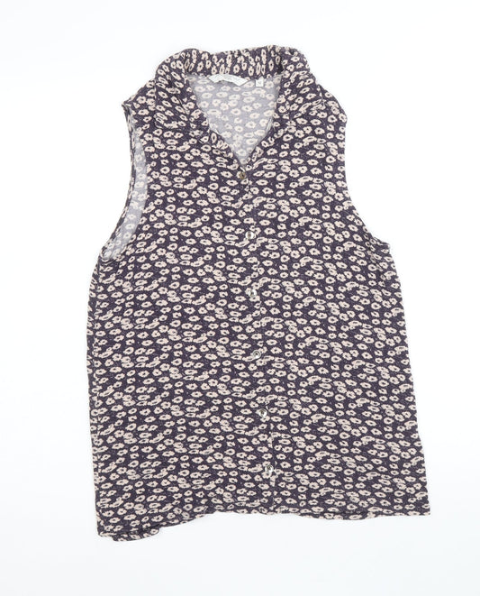 Womens UK Size 12 New Look Purple Basic Tank