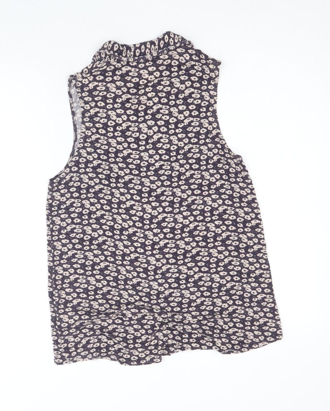Womens UK Size 12 New Look Purple Basic Tank