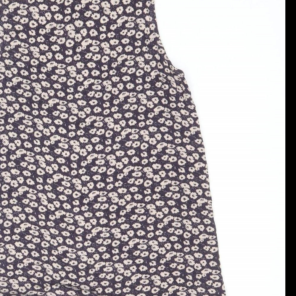 Womens UK Size 12 New Look Purple Basic Tank