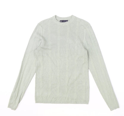 Womens UK Size 12 Marks and Spencer Green Pullover Jumper