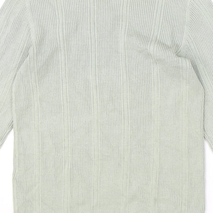 Womens UK Size 12 Marks and Spencer Green Pullover Jumper