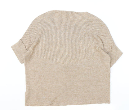 Womens UK Size 10 Peter Hahn Brown Pullover Jumper