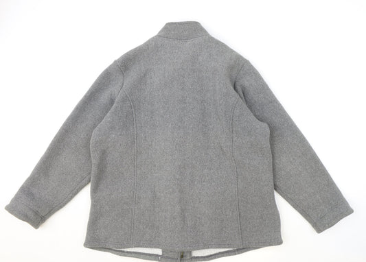 Marks and Spencer Womens Grey Jacket Size M Zip