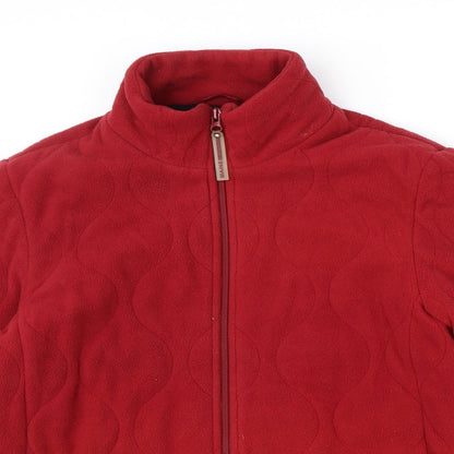 Maine Womens Red Jacket Size 12 Zip