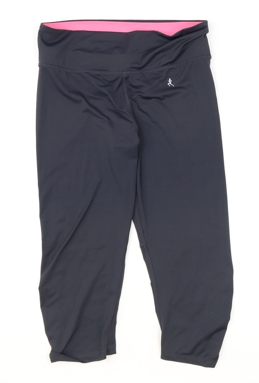 Atmosphere Womens Grey Polyester Cropped Leggings Size 10