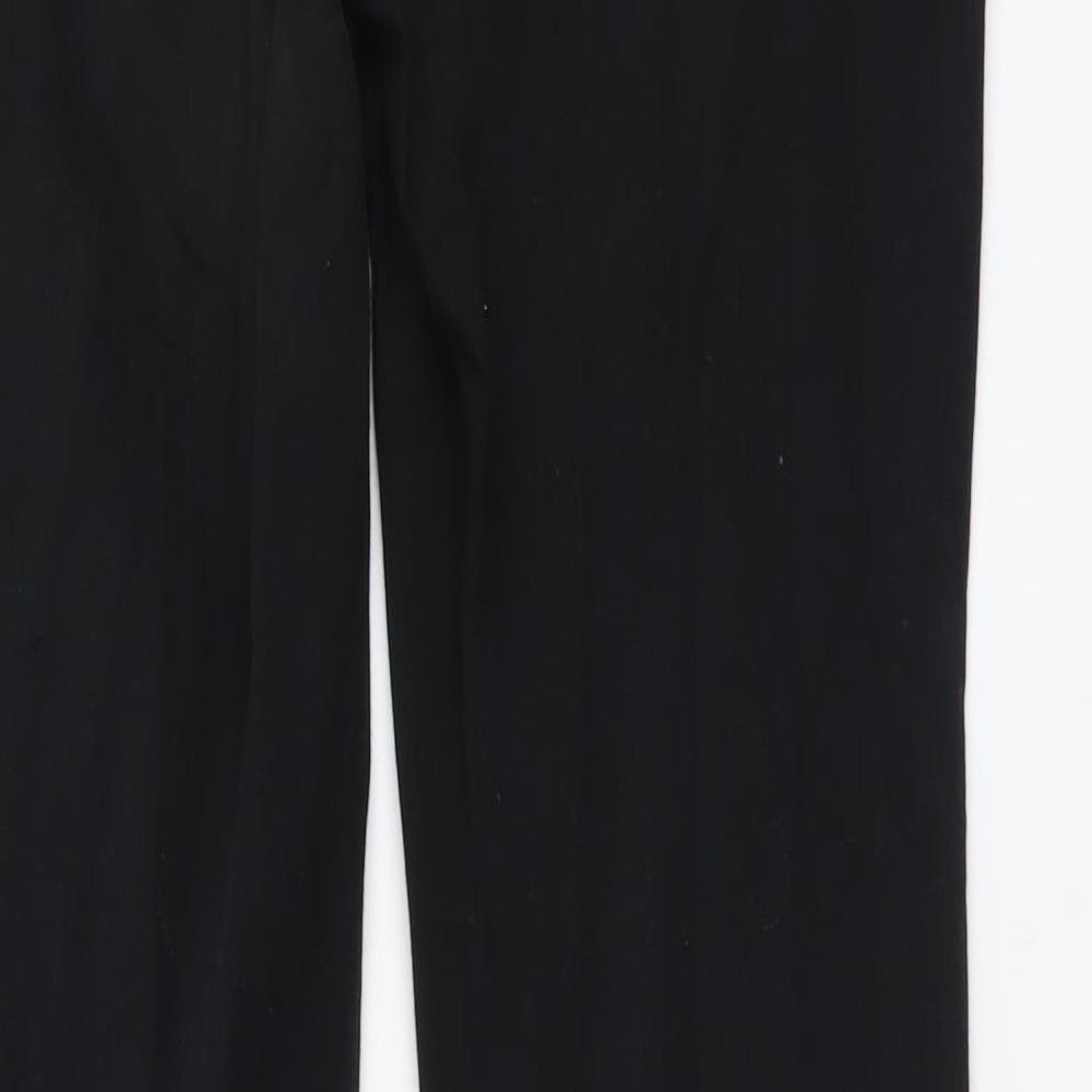 Gerry Weber Womens Black Cotton Straight Jeans Size 32 in L30 in Regular Button