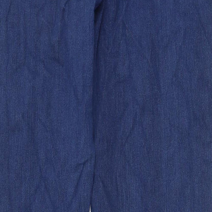 Denim & Co. Mens Blue Cotton Skinny Jeans Size 32 in L32 in Regular Button