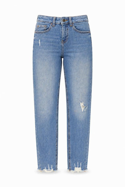 Womens UK Size 8 Denim & Co. Regular Fit Straight Blue Jeans