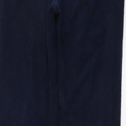 Womens UK Size 12 Marks and Spencer Regular Fit  Blue Trousers