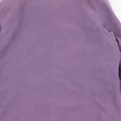 Blamoral Womens Purple Jacket Size 16 Zip