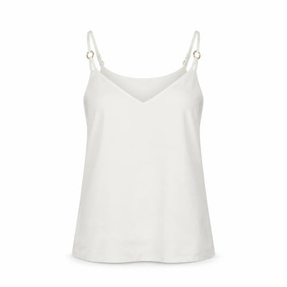 Womens UK Size 6 Dorothy Perkins White Basic Tank