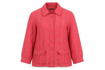 Principles Womens Pink Jacket Size 14 Button
