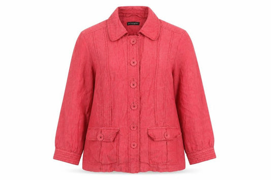 Principles Womens Pink Jacket Size 14 Button