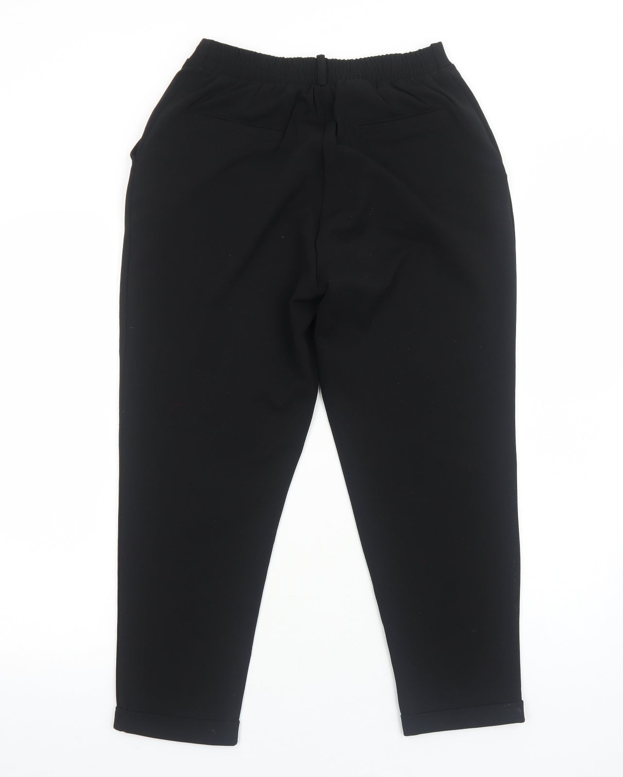 Womens UK Size S Terranova Regular Fit  Black Trousers
