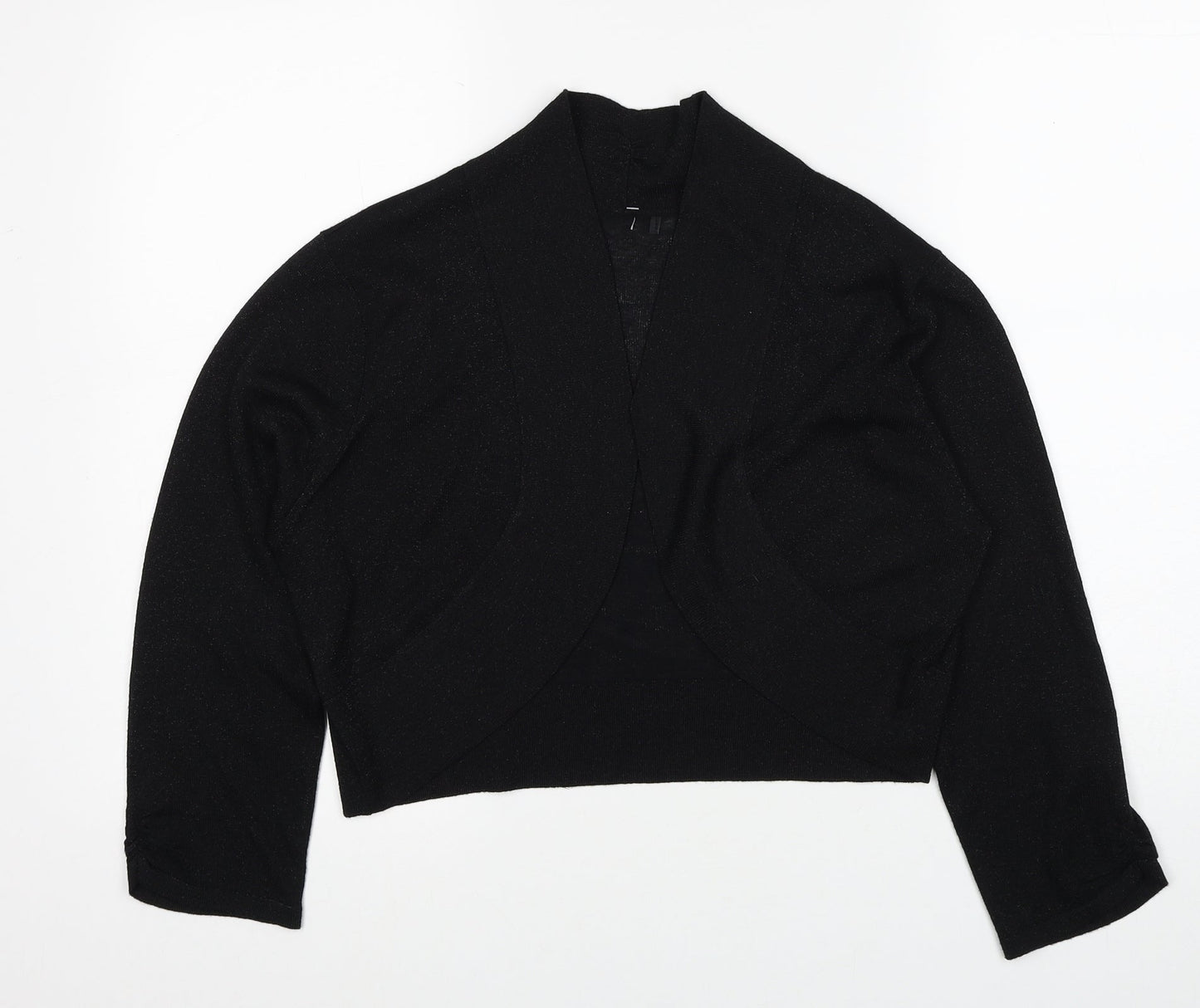 Womens UK Size 18 M&Co Black Cardigan Jumper