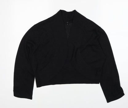 Womens UK Size 18 M&Co Black Cardigan Jumper