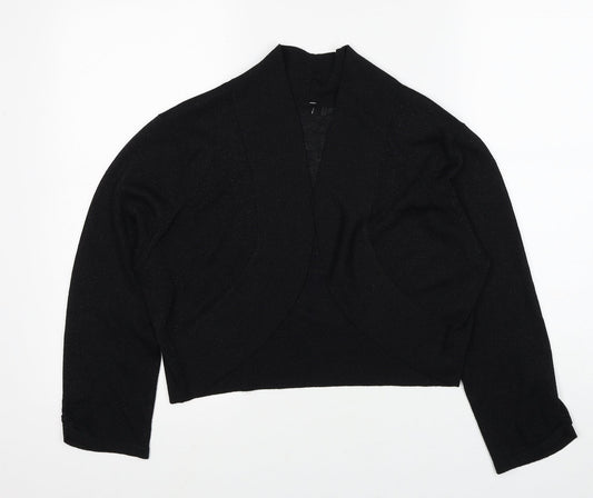 Womens UK Size 18 M&Co Black Cardigan Jumper