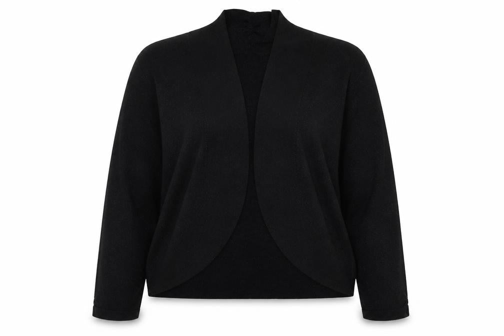 Womens UK Size 18 M&Co Black Cardigan Jumper