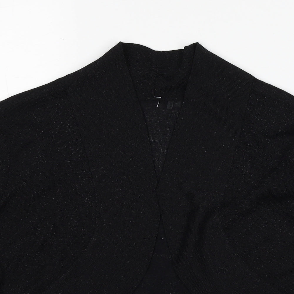 Womens UK Size 18 M&Co Black Cardigan Jumper