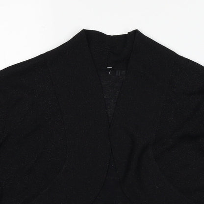 Womens UK Size 18 M&Co Black Cardigan Jumper