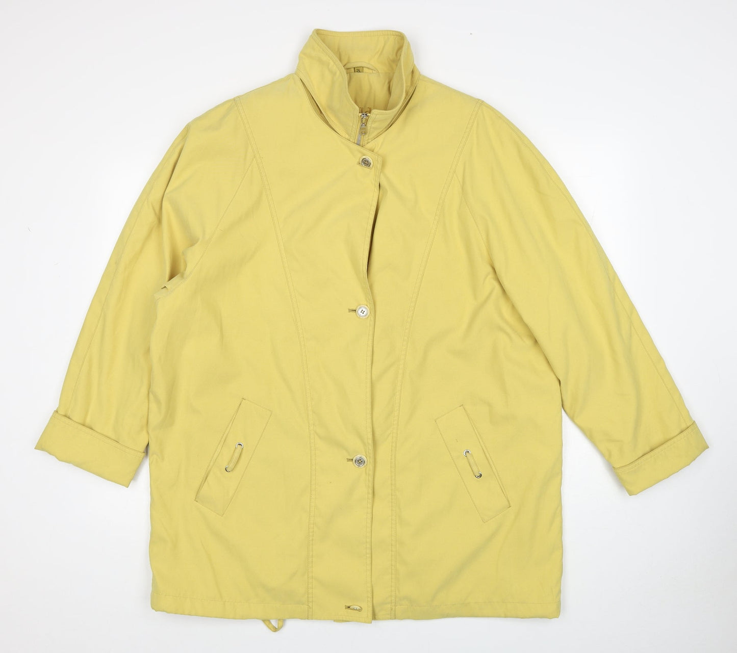 Womens UK Size 2XL Telemac Yellow Jacket