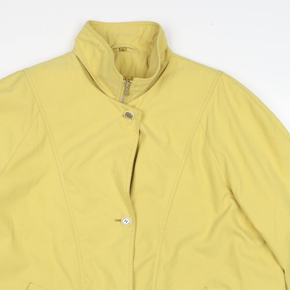 Womens UK Size 2XL Telemac Yellow Jacket